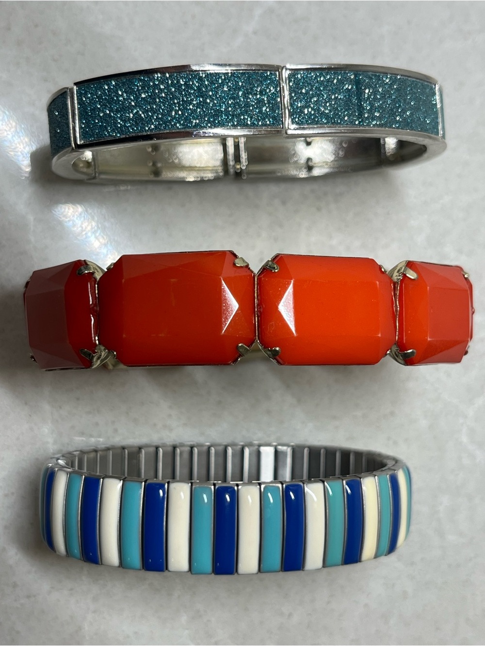 Colour Pop Statement Bracelet Trio